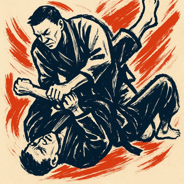 gpt-image-1の柔術イラスト